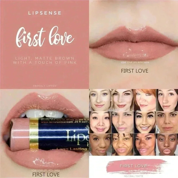 Lipsense  First Love Full Size Sealed Pink Brand New - Picture 1 of 1